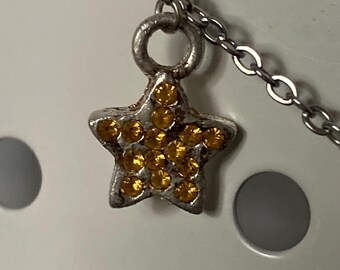 Silver Chain with Dangling "Believe" Charm 34" + 2" ext ~ Trendy Summertime Beach Vibe Fashion Accessory