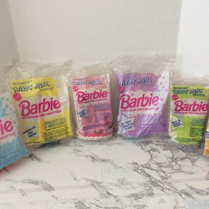 Vintage Toys ~ BARBIE 1992 ~ Mc Donald&#39;s Happy Meal Toys ~ NIP