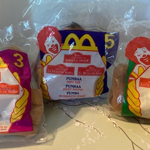 Vintage Toys ~ LION KING 2 ~ 1998 Mc Donalds Happy Meal Toys ~ Disney NIP