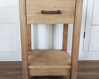 light pine nightstand