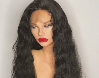 Kim Lace Front Wig | Kim Kardashian Mermaid Waves Lace Front Wig | Best Seller | Drag Queen Lace Front Wig | Kim Kardashian Hair