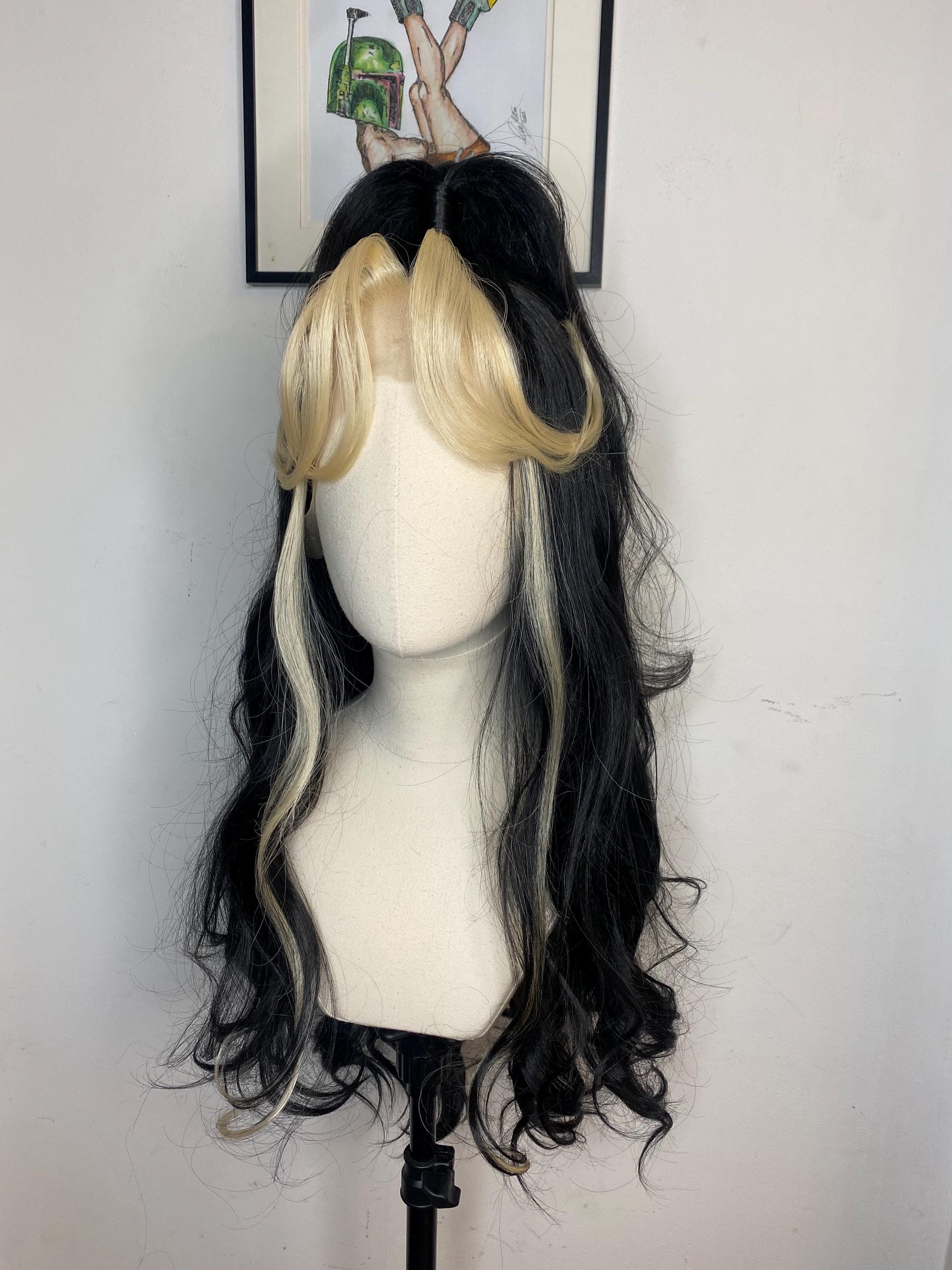 Black Pigtail Wig Etsy Canada