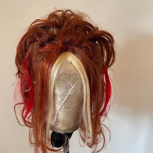 GingerSpyce Geri Ginger Blonde and Red lace front Wig | Spice Gals Wig | Updo Wig | Red Blonde Wig | Drag Queen Best Seller