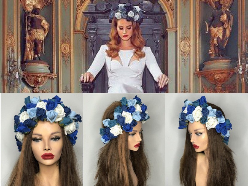Lana Del Rey Born To Die Flower Crown Lana Del Rey Born To Etsy