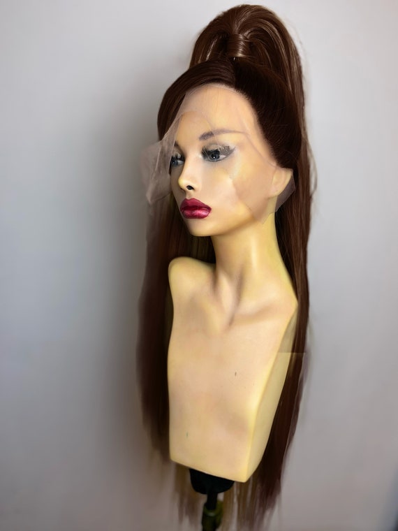  Romance Queen Male Mannequin Head With Hair Human Hair