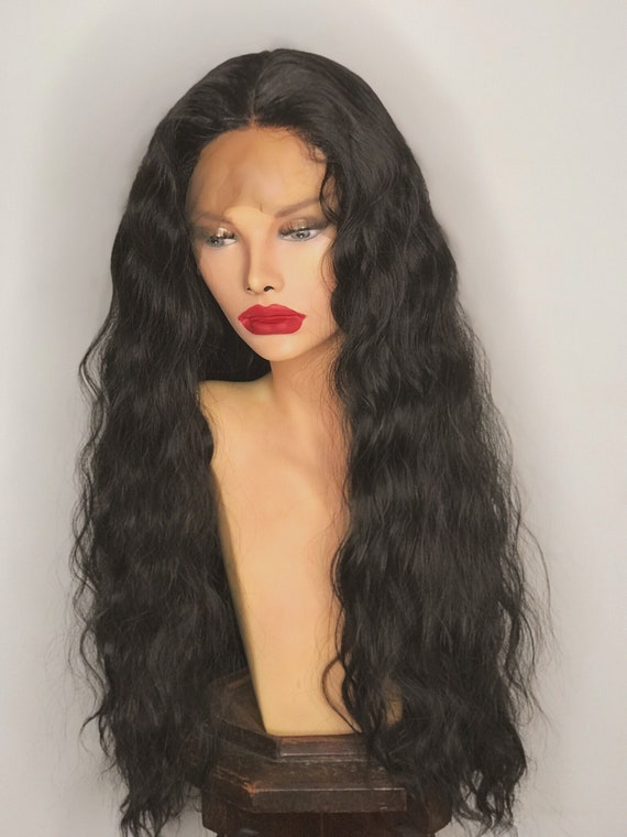 Kim Lace Front Wig | Kim Kardashian Mermaid Waves Lace Front  display picture 2