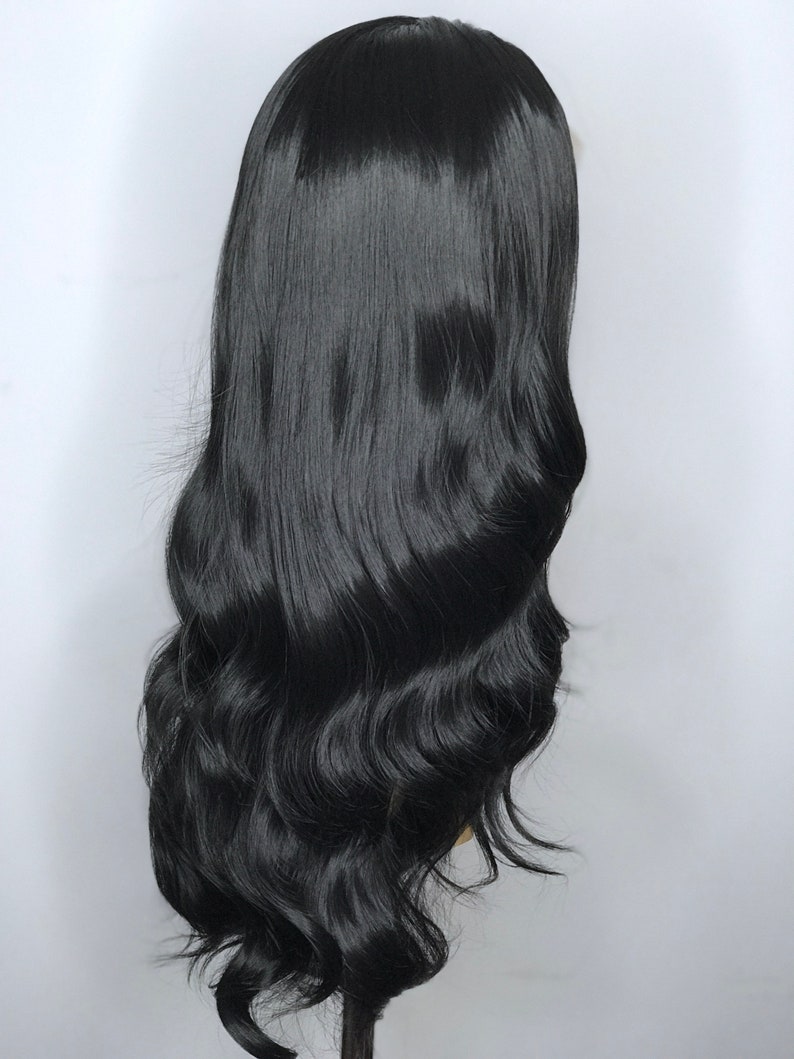 Katy Perry Lace Front Wig Black Lace Front Wig Finger Wave Etsy