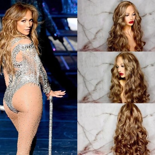 Jennifer Lopez Golden Blonde Lace Front Wig | Highlight Lace Front Wig | JLo Wig | Drag Queen Wig | Blonde Lace Front Wig | Best Seller