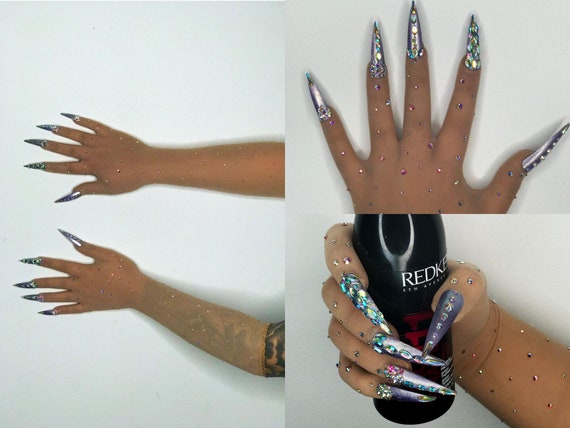 Nail gloves sales
