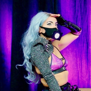 MissLady Gaga VMA2020 Blue Lace Front Wig | Miss Gaga Lace Wig | Miss Gaga Drag Queen Wig | Miss Gaga Wig | Best Seller | Drag Queen Wig