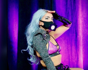 MissLady Gaga VMA2020 Blue Lace Front Wig | Miss Gaga Lace Wig | Miss Gaga Drag Queen Wig | Miss Gaga Wig | Best Seller | Drag Queen Wig