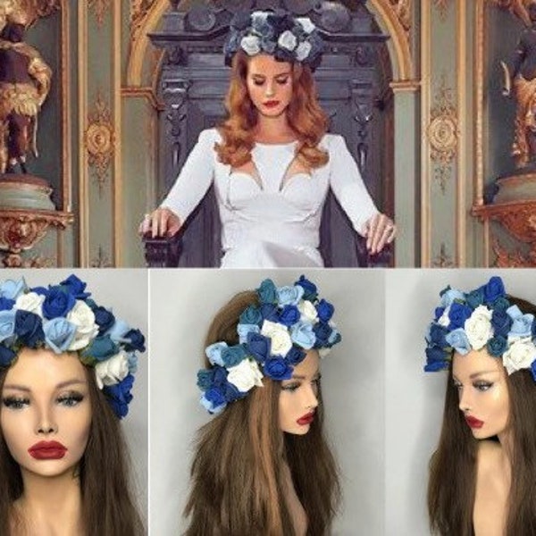 Lana Del Rey Born to Die Flower Crown | Lana Del Rey Born To Die Costume | Lana Del Rey Costume | Lana Del Rey Flower Crown | Best Seller