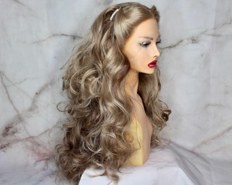 Lana Chemtrails Lace Front Wig | Lana Wig | Blonde Highlight Lace Wig | Drag Queen Wig | Best Seller Cosplay wig Lana-Inspired Wig