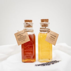 Lavender Honey or Lavender-Infused Raw Honey