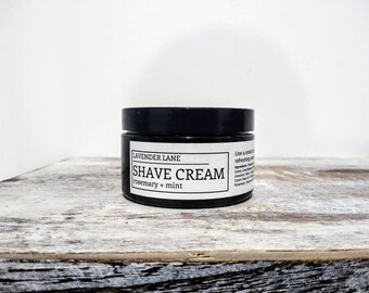 All Natural Shave Cream | Rosemary & Mint