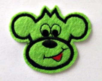 Dog Patch - Light Green Dog Patch - Iron on Applique - Sew on Patch - Embroidered - Patch - Kids Patch - #PS0089