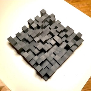 Ceiling 2lb Acoustic Skyline Sound Diffuser Studio Treatment Panel  Wall Art 17x17x5