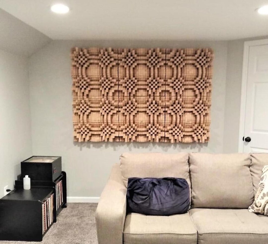 HUGE DIY Acoustic Wood N23 QRD Skyline Sound Diffuser
