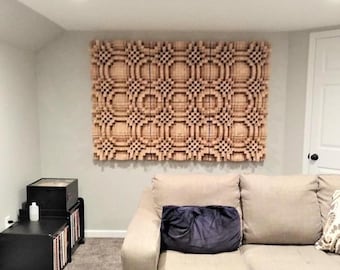 DIY  24"x 24" Acoustic N17 QRD Skyline Sound Diffuser Treatment Panel Studio Wall Art