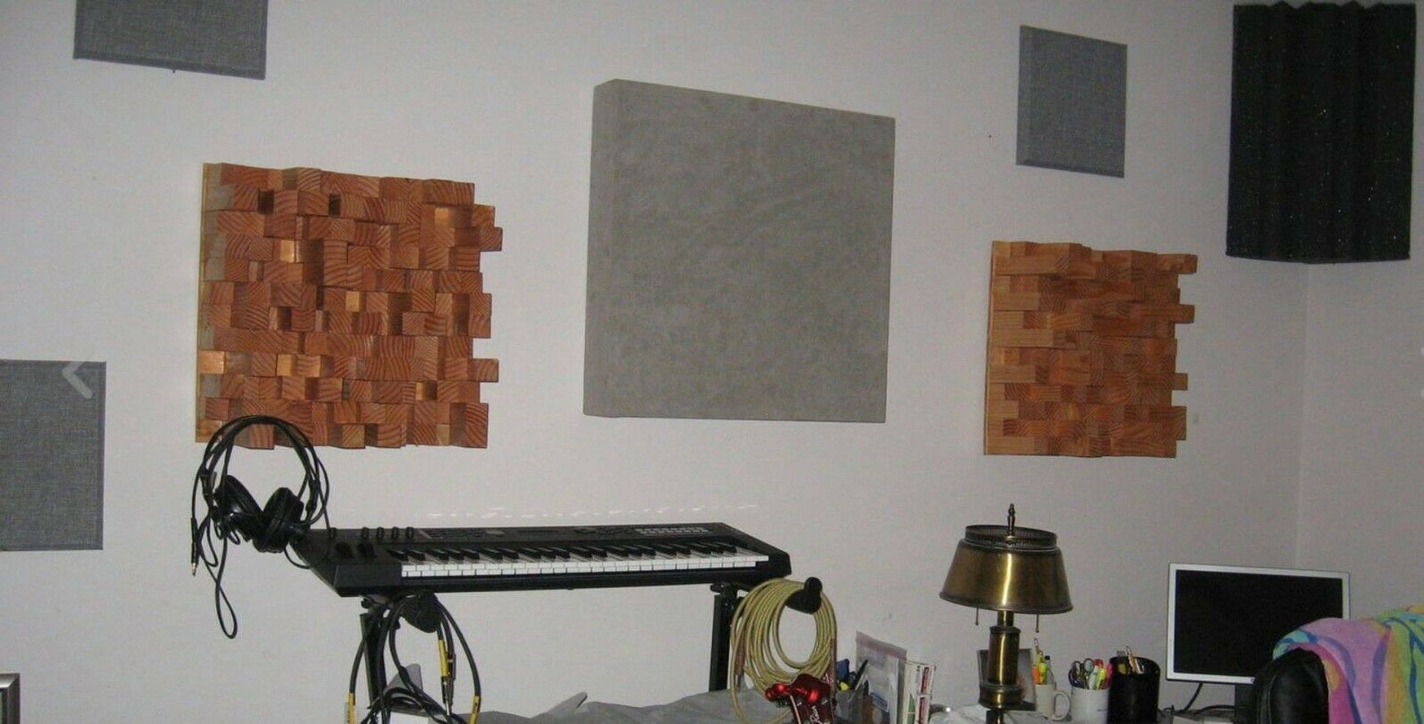 Acoustic Skyline Sound Diffuser Diffusor Wood Studio Treatment Panel ...