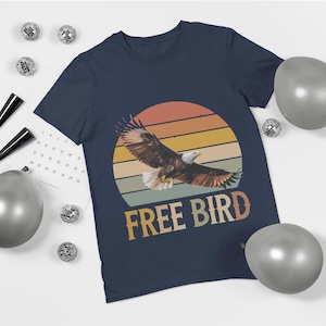 Retro Sunset Eagle T-Shirt: Southern Rock 70s Band Tee
