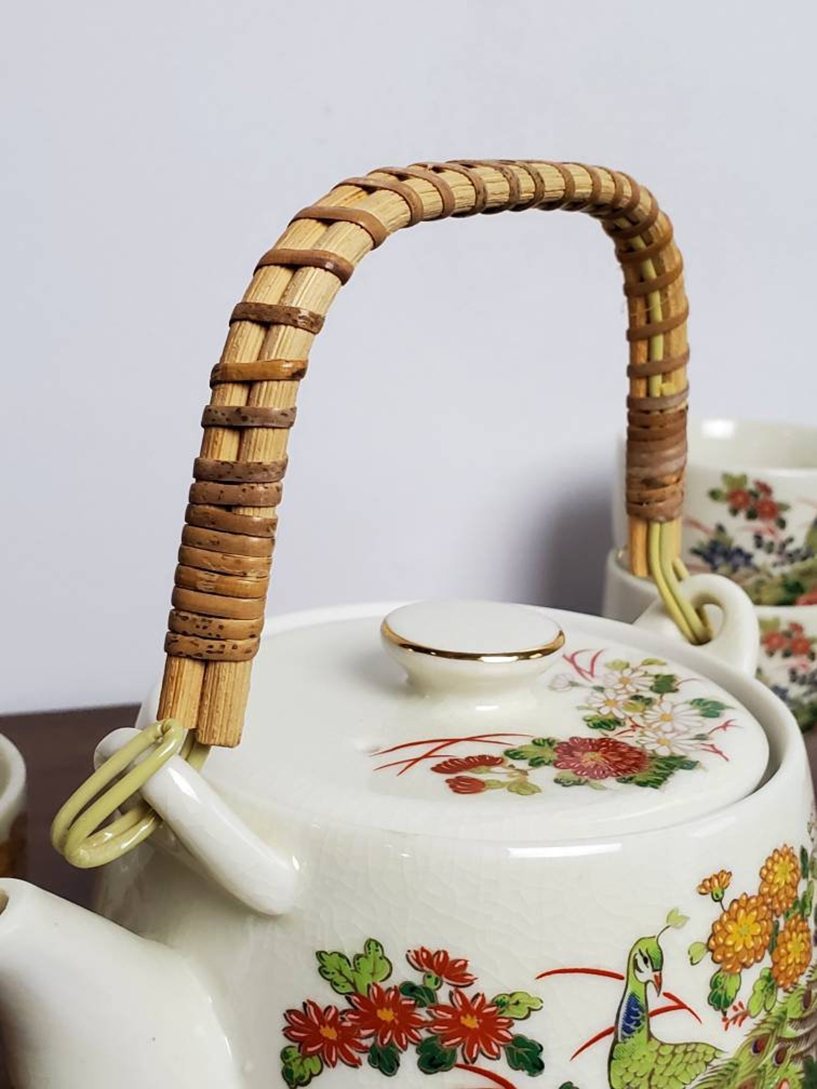 Vintage Andrea By Sadek Peacock Tea Set Made In Japan | Etsy Andrea By Sadek Made In Japan Tea Set