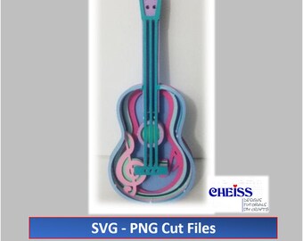 Download 3d Svg Guitar Etsy