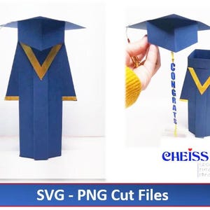 3D Graduation Gift Box | Graduation Gift Ideas SVG