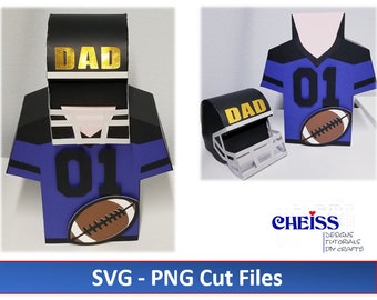 Father's Day Gift Box || 3D DAD Gift Box SVG