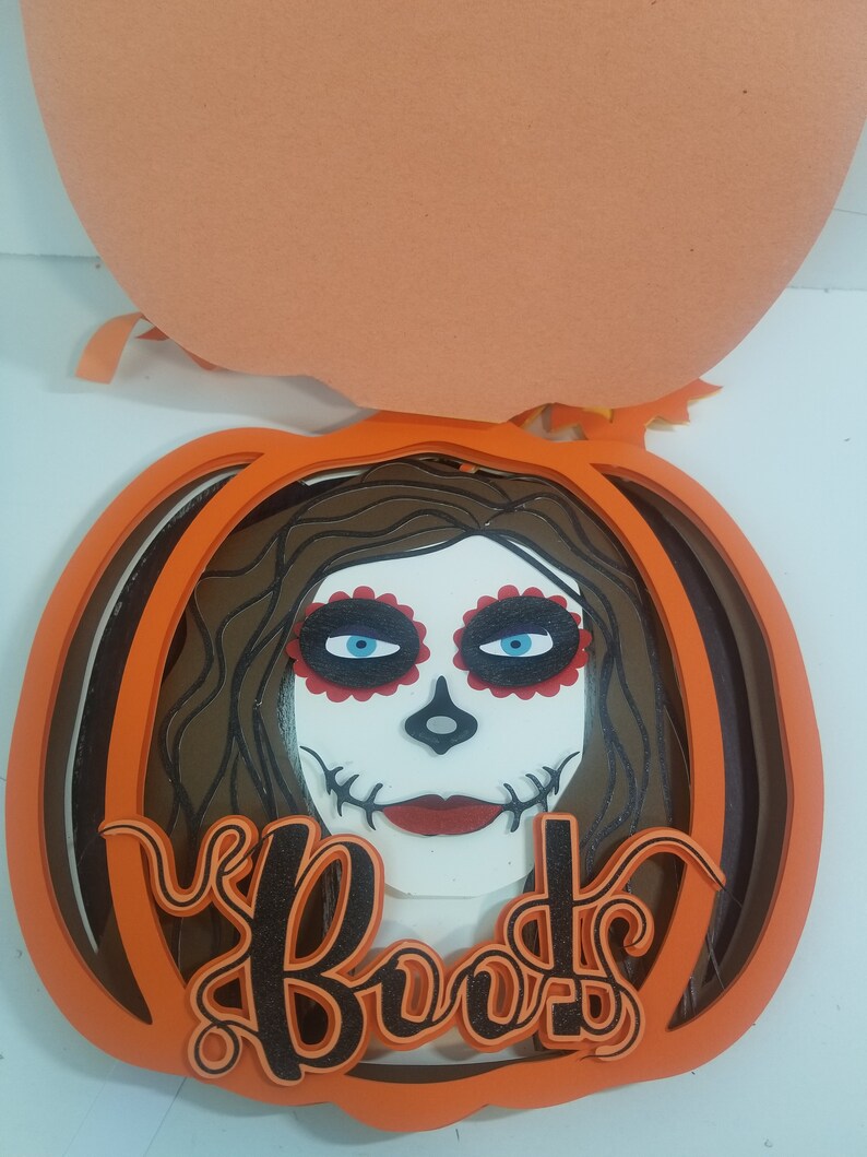 Download Halloween Pumpkin Witch 3D Layered Art PNG & SVG Cut Files ...