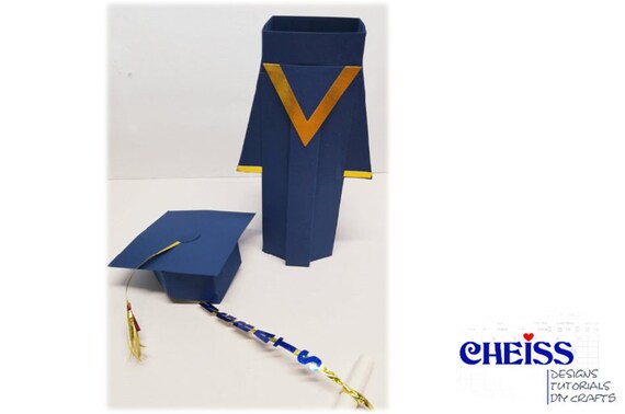 Free Free Graduation Cap Box Svg 808 SVG PNG EPS DXF File