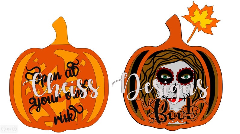 Download Halloween Pumpkin Witch 3D Layered Art PNG & SVG Cut Files ...