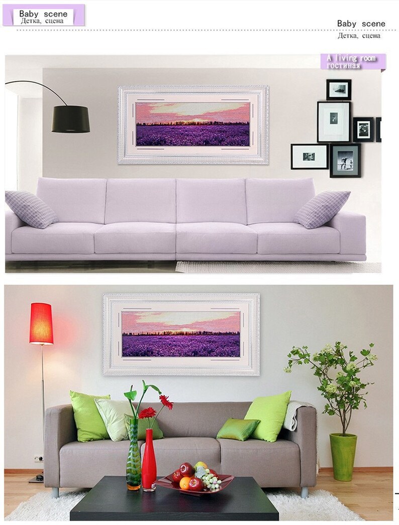 Mosaic Diamonds Kit Landscape Diamond Painting Kit Full Etsy