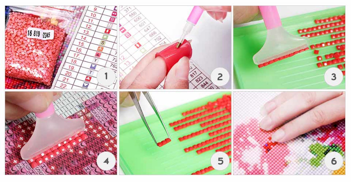 Mosaic Diamonds Kit Landscape Diamond Painting Kit Full Etsy