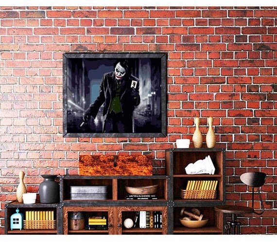A35 Batman Joker Oil Painting HD Print Wall Decor Art on Canvas Unframed