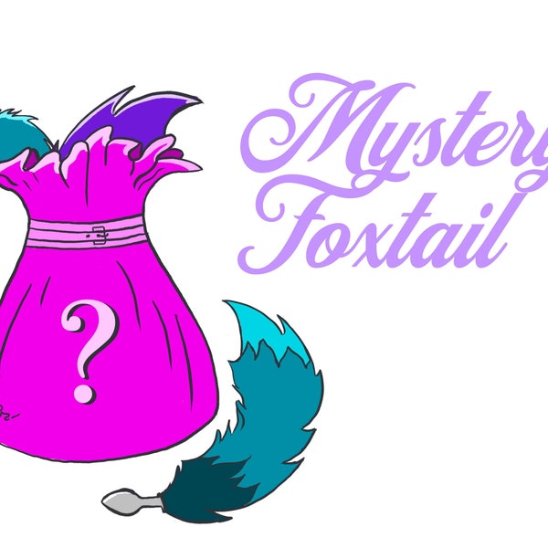 Mystery Package Cosplay Handmade Nekopara Foxtail Butt Plug Fox Tail Tug Kawaii Tail Foxtail Starter Set Foxtail Cosplay Butt Plug BDSM DDLG