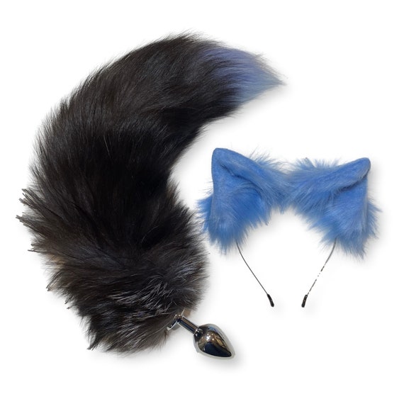 Foxtail Butt Plug Tail Plug Set Roleplay Kitty Play Anal Plug Real Fox  Tails Cosplay Sex Toys Pet Play Cat Ear Set BDSM Adulte Jouet Cadeau DDLG -   France