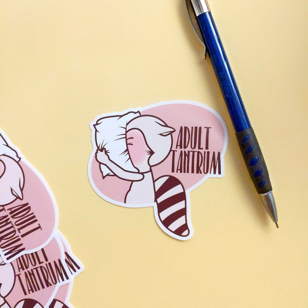 Frasturation Sticker Adult Tantrum Die Cut, Adult Sticker, Cute Sticker, Funny Die Cut ...