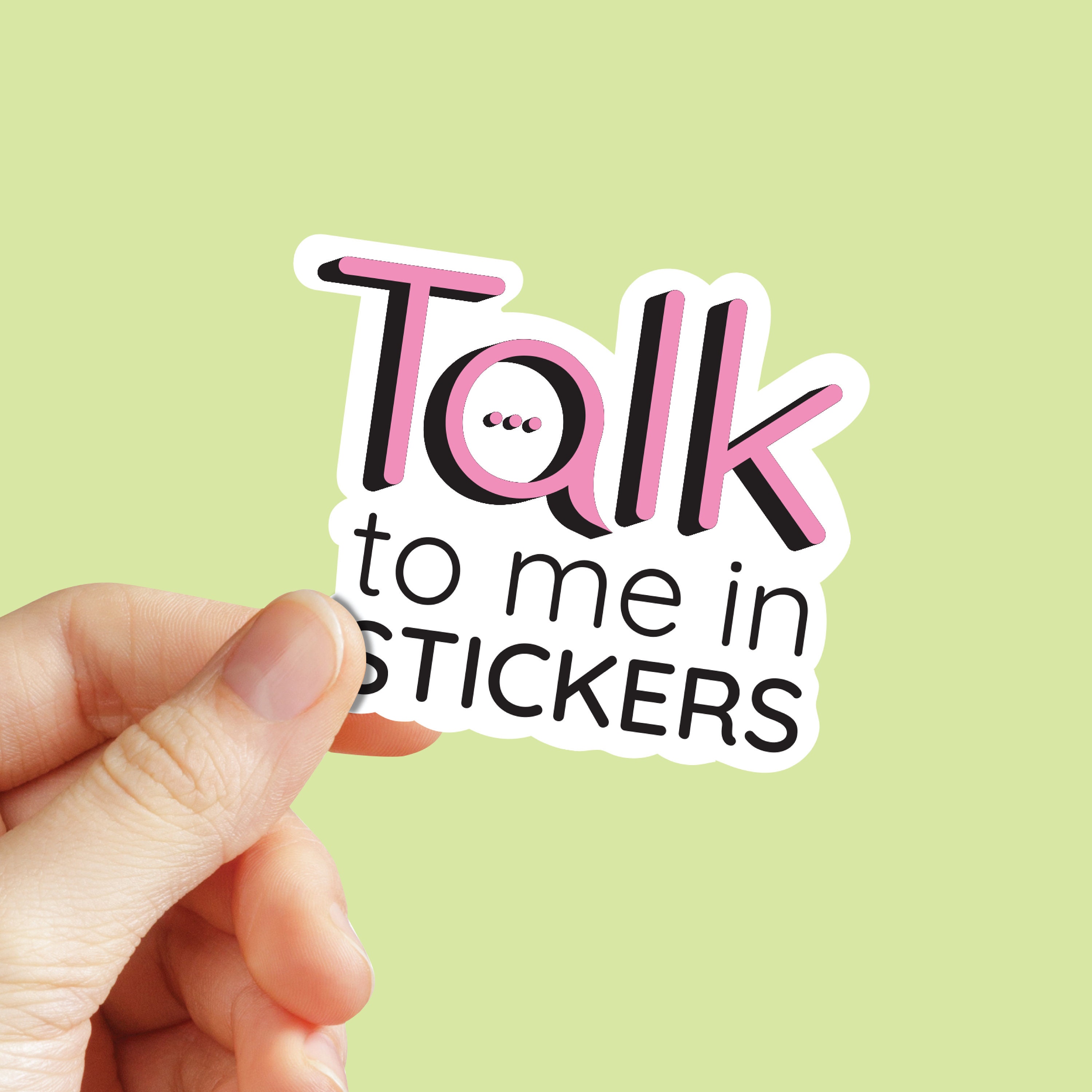 Large Talk Bubble Stickers Cartoon Speech Bubble Stickers 