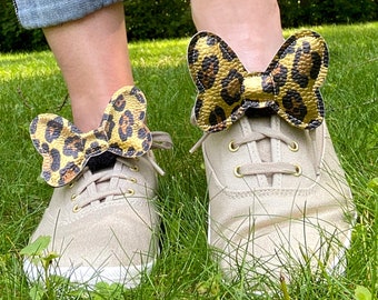 Shoe Bow - Leopard