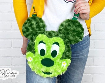 Topiary Mickey Crossbody Bag