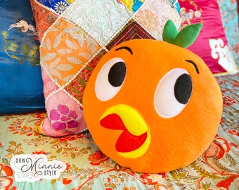 Orange Bird Pillow