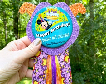 Button Accessory - Figment with Ribbons