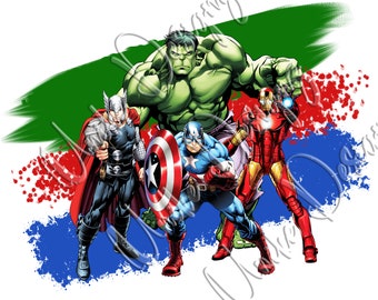 Download Avengers Birthday Svg Etsy