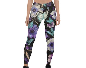 Leggings de campo de lavanda