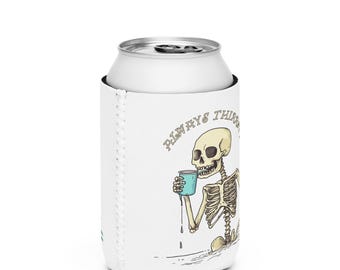 Immer Durstig - Skelett, Gothic Humor Gläser, Dosenkühler