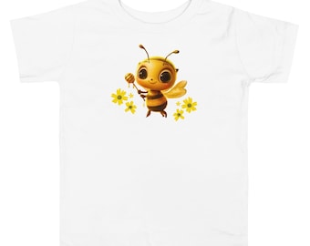 Camiseta de manga corta con diseño de abeja mágica para niños pequeños, linda camiseta de abeja para niños pequeños, camiseta de abeja de regalo, camiseta de abeja de género neutro para niños pequeños, niños