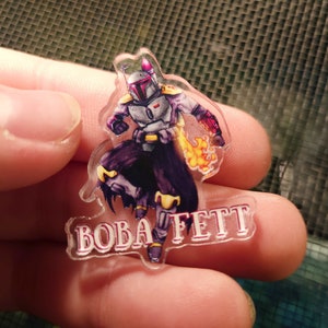 Boba Fett Acrylic Pin