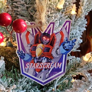 Starscream Holiday Ornament/Charm