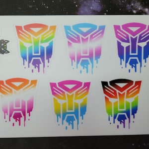 LGBT+ Autobot Vinyl Stickers